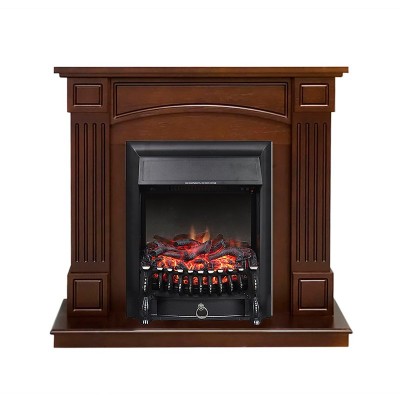 Каминокомплект Royal Flame Boston - Темный дуб (Высота 925см) с очагом Fobos FX Black