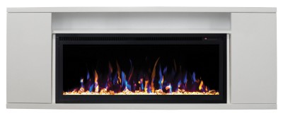 Камин электрический RealFlame BERGEN WT с очагом Saphir 42