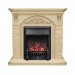 Каминокомплект Royal Flame Bern Сланец крупный бежевый / Алебастр патина с очагом Fobos FX Black