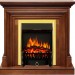 Каминокомплект Royal Flame Bradford - Орех с очагом Fobos FX Brass