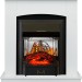 Каминокомплект Royal Flame Barcelona (разборный) - Белый с очагом Majestic FX M Black