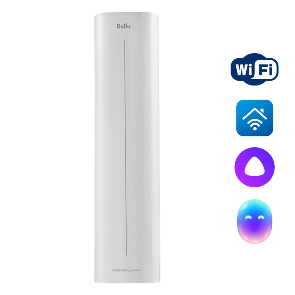 Ballu RDU-30D WiFi ANTICOVIDgenerator white бактерицидный рециркулятор