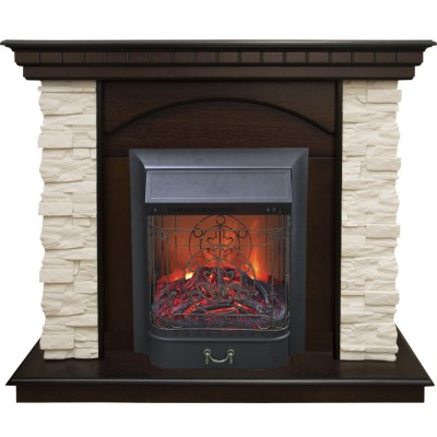 Камин электрический RealFlame Elford AO с Majestic Lux BR S