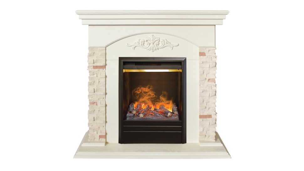 Камин Neapolis WT c очагом 3D Olympic