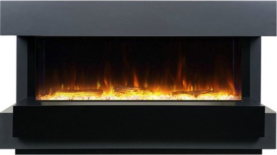 Каминокомплект Cube 50 - Серый графит с очагом Astra 50 RF