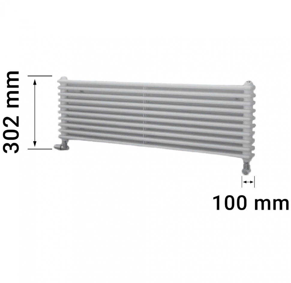 Zehnder Charleston Turned T3150\6 секций радиатор боковое подключение
