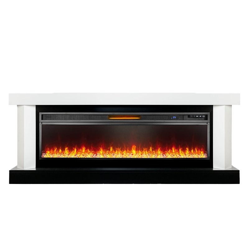 Каминокомплект Royal Flame Vancouver 60 - Белый с черным с очагом Vision 60 LED