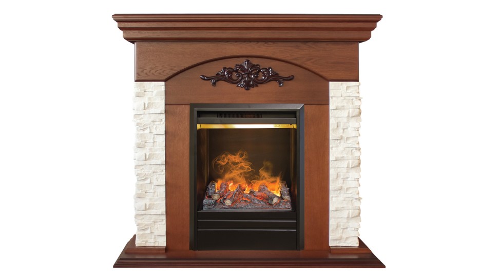 Камин Neapolis NT c очагом 3D Olympic