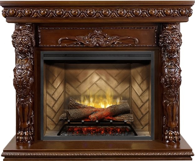 Каминокомплект Royal Flame Windsor - Темный дуб с очагом Revillusion RBF30