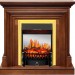 Каминокомплект Royal Flame Bradford - Орех с очагом Fobos FX M Brass