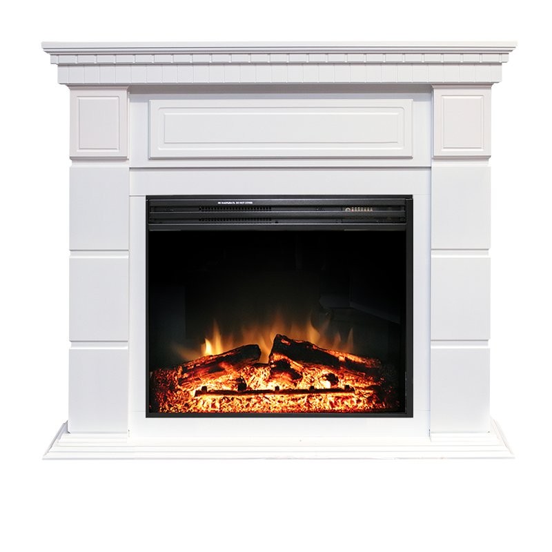 Каминокомплект Royal Flame Portland - Белый с очагом Jupiter FX New