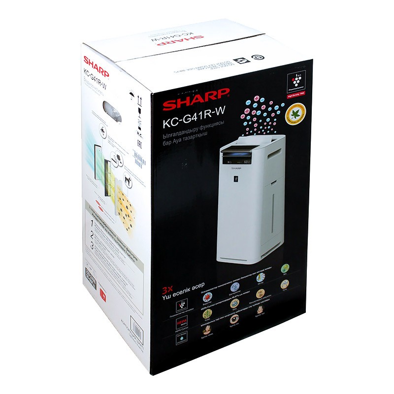 Sharp kcg41rw. Климатический комплекс Sharp kcg41rw чёрный.